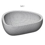 Вазон «Камешки» Большой 1300*1020*550