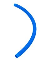 Шланг гофрированный 32 мм. сегмент 1 метр цвет синий, цена за сегмент