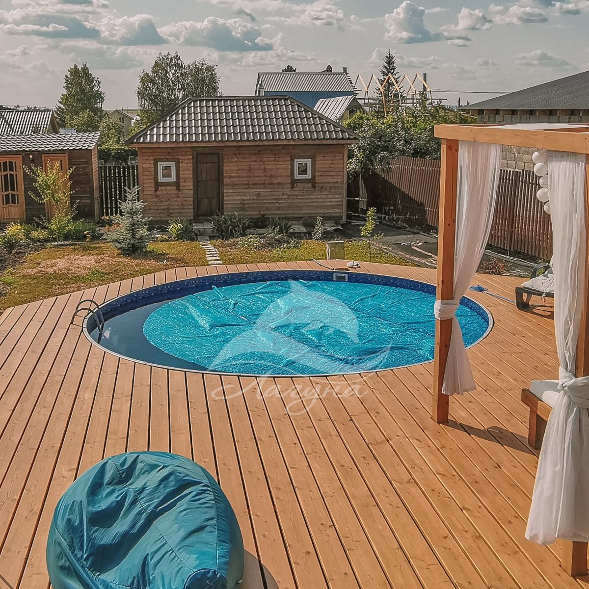 Круглый бассейн ЛАГУНА 5 х 1,25 м