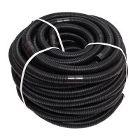 Шланг гофрированный 32 мм. сегмент 1 метр цвет черный, цена за сегмент