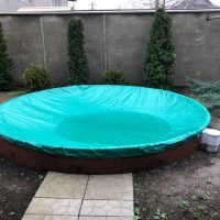 Тент 745*380 см. защитный для зимней консервации овальный