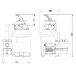Фильтровальная установка 6 м3/ч Poolline DTS 72023