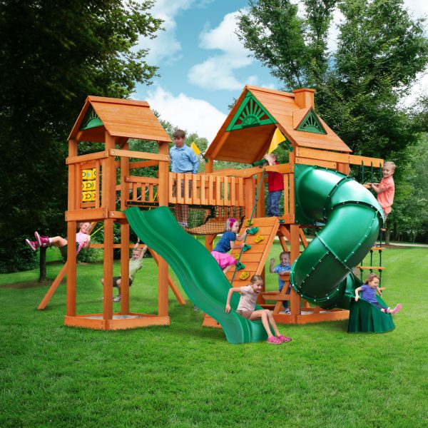 Спортивно-игровой комплекс из дерева «АЛЬПИНИСТ 2 Ривьера»