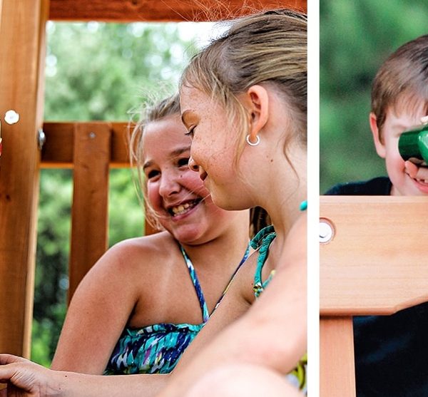 Спортивно-игровой комплекс из дерева «АЛЬПИНИСТ 2 Ривьера»