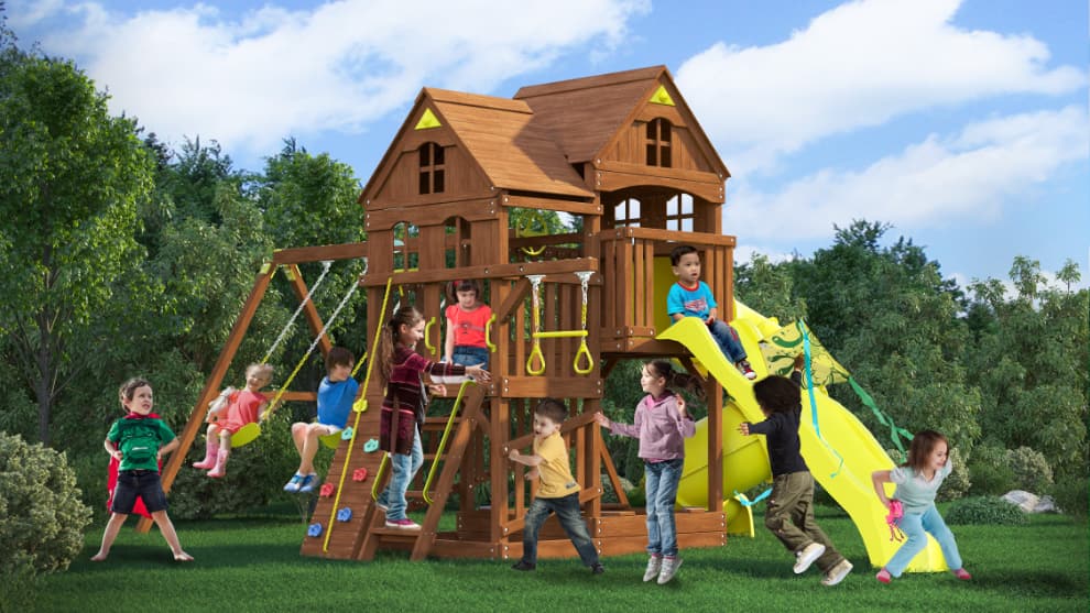 Спортивно-игровой комплекс MoyDvor ПАНОРАМА с трубой и спуском (10104 02) Спортивно-игровой комплекс MoyDvor ПАНОРАМА с трубой и спуском (10104 02)