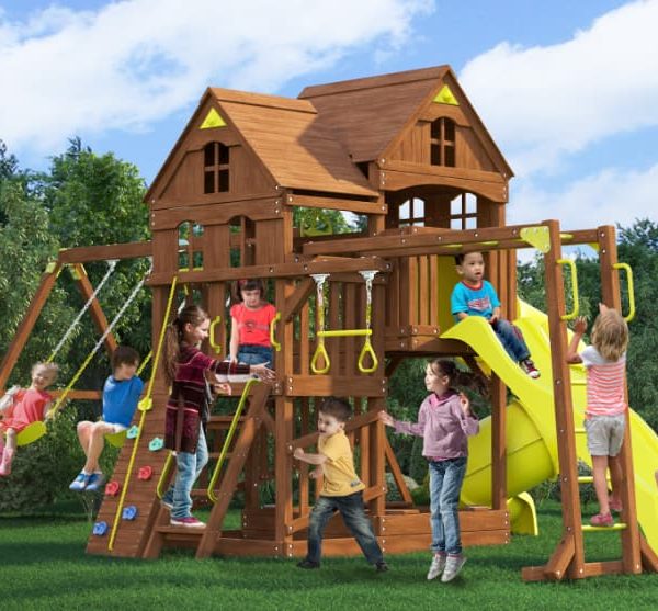 Спортивно-игровой комплекс MoyDvor ПАНОРАМА с трубой, спуском и рукоходом (10104 05)