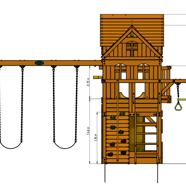 Спортивно-игровой комплекс MoyDvor ПАНОРАМА (10104 00)