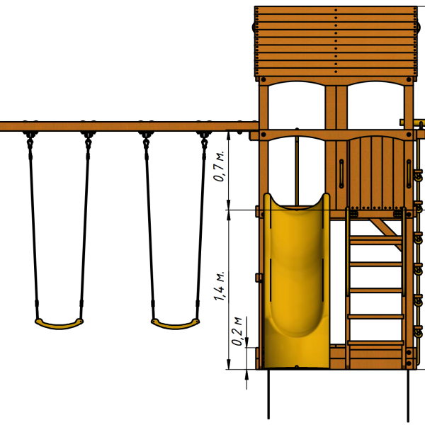 Спортивно-игровой комплекс MoyDvor Париж (10202 10)