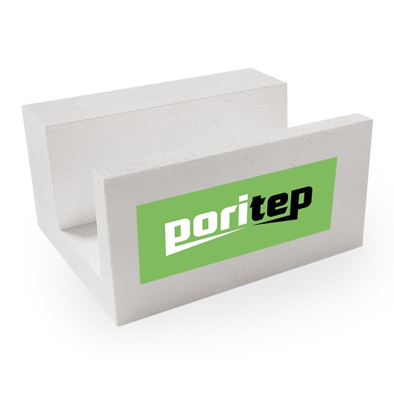 ГАЗОБЕТОННЫЕ U-БЛОКИ 500*300*200 D600 PORITEP ГАЗОБЕТОННЫЕ U-БЛОКИ 500*300*200 D600 PORITEP