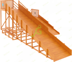 Зимняя горка «IgraGrad Snow Fox», скат 10 м (мод. 3)