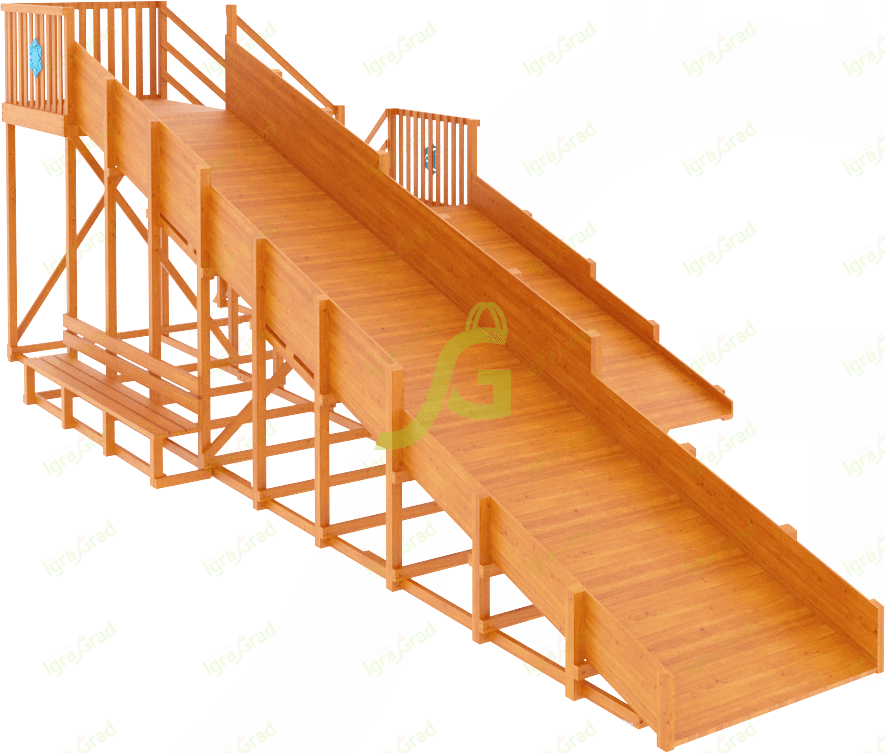 Зимняя горка «IgraGrad Snow Fox», скат 10 м (мод. 3) Зимняя горка «IgraGrad Snow Fox», скат 10 м (мод. 3)