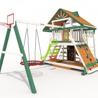 Детская площадка IgraGrad Крепость Фани с рукоходом (Дерево) мод.2