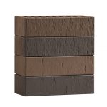 Кирпич VOLGABRICK КР-л-пу 1НФ 250х120х65 Руст №82 М200