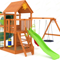 Детская площадка IgraGrad Крафт Pro 3 с трубой