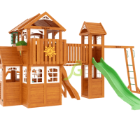 Детская площадка IgraGrad Клубный домик Макси с трубой Luxe