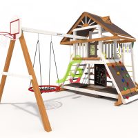 Детская площадка IgraGrad Крепость Фани с рукоходом (Домик) мод.1
