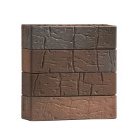 Кирпич VOLGABRICK КР-л-пу 0.7НФ 250х85х65 Флэш Руст №82 М200