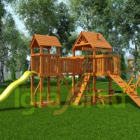 Детская площадка IgraGrad Крепость Фани с рукоходом (Дерево)