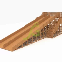 Зимняя горка IgraGrad Snow Fox, скат 18 м мод.2