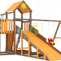 Зимняя горка IgraGrad Snow Fox, скат 18 м мод.1