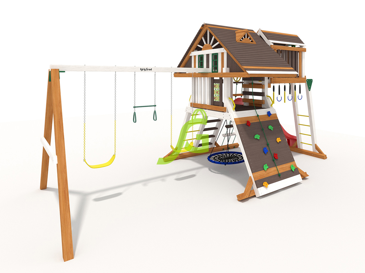 Детская площадка IgraGrad Крепость Фани Deluxe мод.2 Детская площадка IgraGrad Крепость Фани Deluxe мод.2
