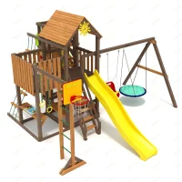 Детская площадка IgraGrad Панда Фани Gride с трубой 2,1м