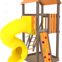 Детская площадка IgraGrad Крафт Pro 3 с трубой