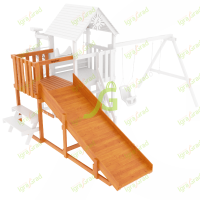 Детская площадка IgraGrad Крафт Pro 1 с зимней горкой