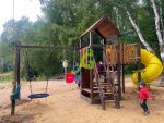 Детская площадка IgraGrad Панда Фани с балконом и трубой