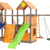 Детская площадка IgraGrad Панда Фани Мостик с трубой