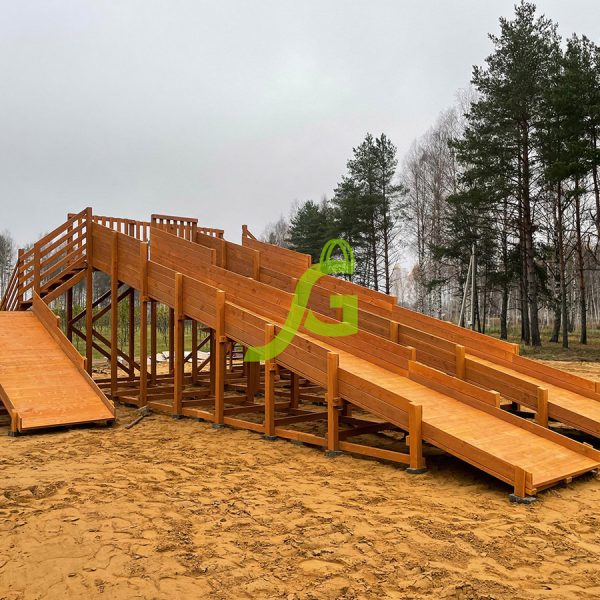 Зимняя горка «IgraGrad Snow Fox», 4 ската