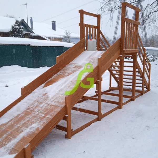 Зимняя горка «IgraGrad Snow Fox Start», скат 4 м