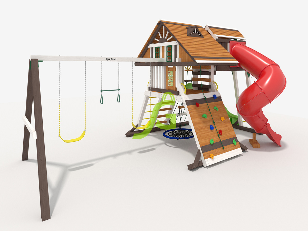 Детская площадка IgraGrad Крепость Фани Deluxe 2 мод.2 Детская площадка IgraGrad Крепость Фани Deluxe 2 мод.2