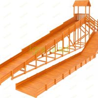 Детская площадка IgraGrad Крафт Pro 3 с зимней горкой