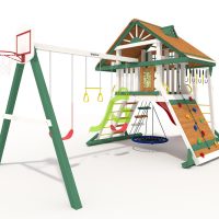Детская площадка IgraGrad Крепость Фани с рукоходом (Домик) мод.2