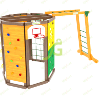 Детская площадка IgraGrad Панда Фани Gride с WorkOut