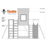 Серия C2 модель 3, детская игровая — спортивная конструкция