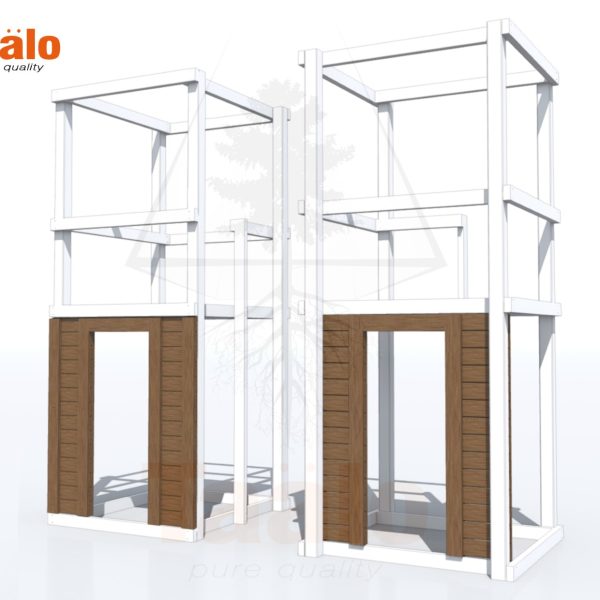 Серия T модель 12 — панели декоративные — стены домика (элемент детской игровой конструкции)