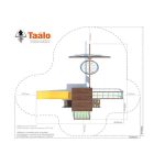Серия А3 модель 3/1, детская игровая — спортивная конструкция