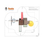 Серия В6 модель 4, детская игровая — спортивная конструкция