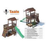 Серия В1 модель 2, детская игровая — спортивная конструкция