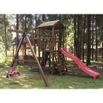 Серия ZO модель 8 — сидение качели пластиковое TRIX 3в1 на канатах (элемент качелей для частных владений)