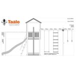 Серия C2 модель 2, детская игровая — спортивная конструкция