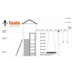 Серия А3 модель 3/1, детская игровая — спортивная конструкция