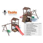 Серия В3 модель 2, детская игровая — спортивная конструкция