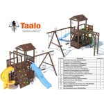 Серия В6 модель 3, детская игровая — спортивная конструкция