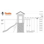 Серия C2 модель 3, детская игровая — спортивная конструкция