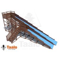 Серия W модель 2.1 – игровая конструкция с широкой горкой и докатом