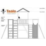 Серия C2 модель 1, детская игровая — спортивная конструкция