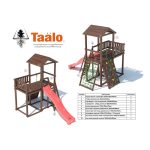 Серия В1 модель 1, детская игровая — спортивная конструкция